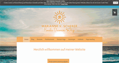 Desktop Screenshot of mariannescherer.de